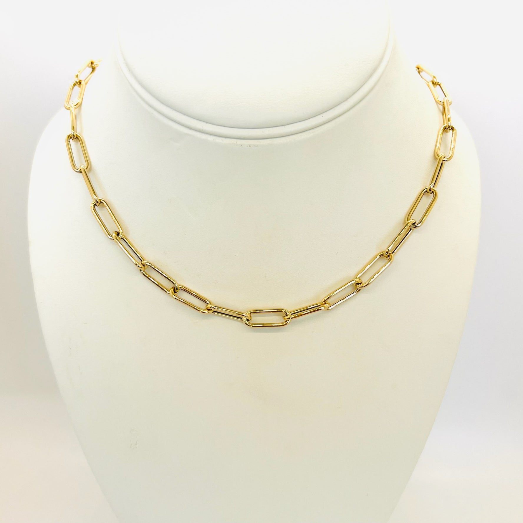 14k small round link chain