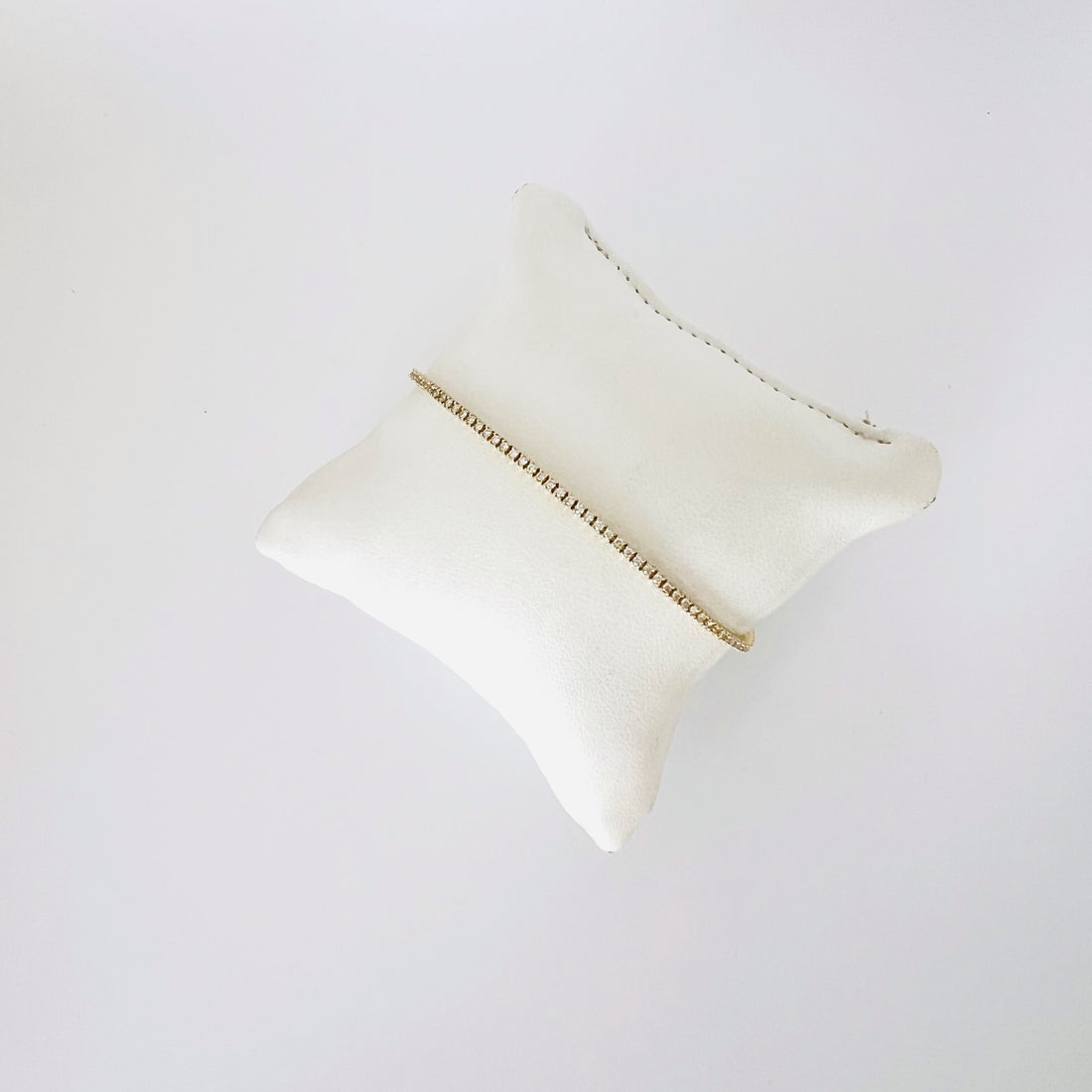 14k diamond tennis bracelet