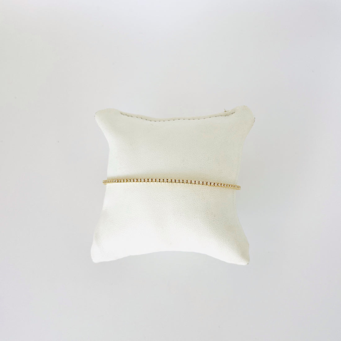 14k diamond tennis bracelet