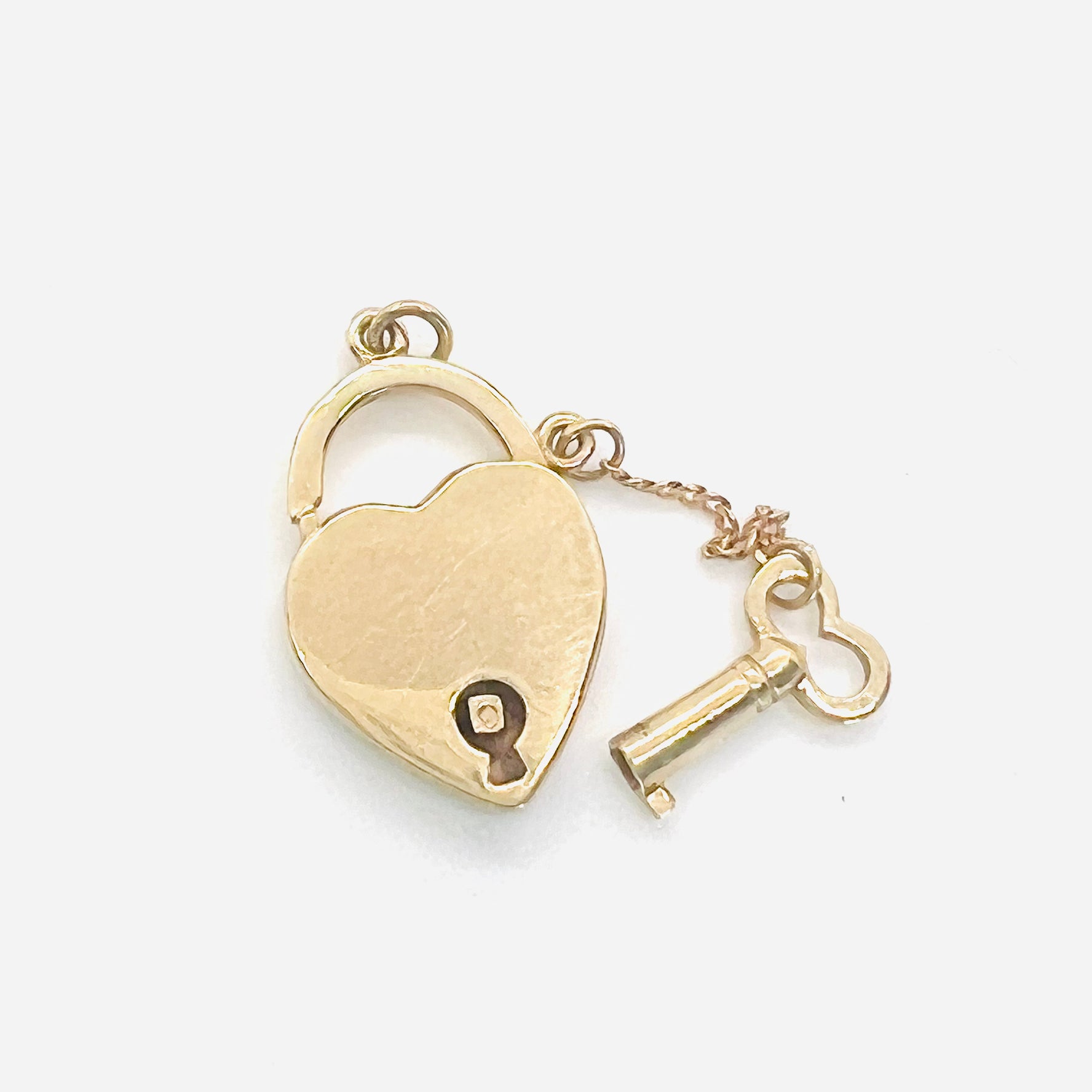 heart and key vintage charm