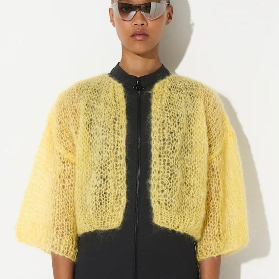 Light Short Sleeve Cardigan