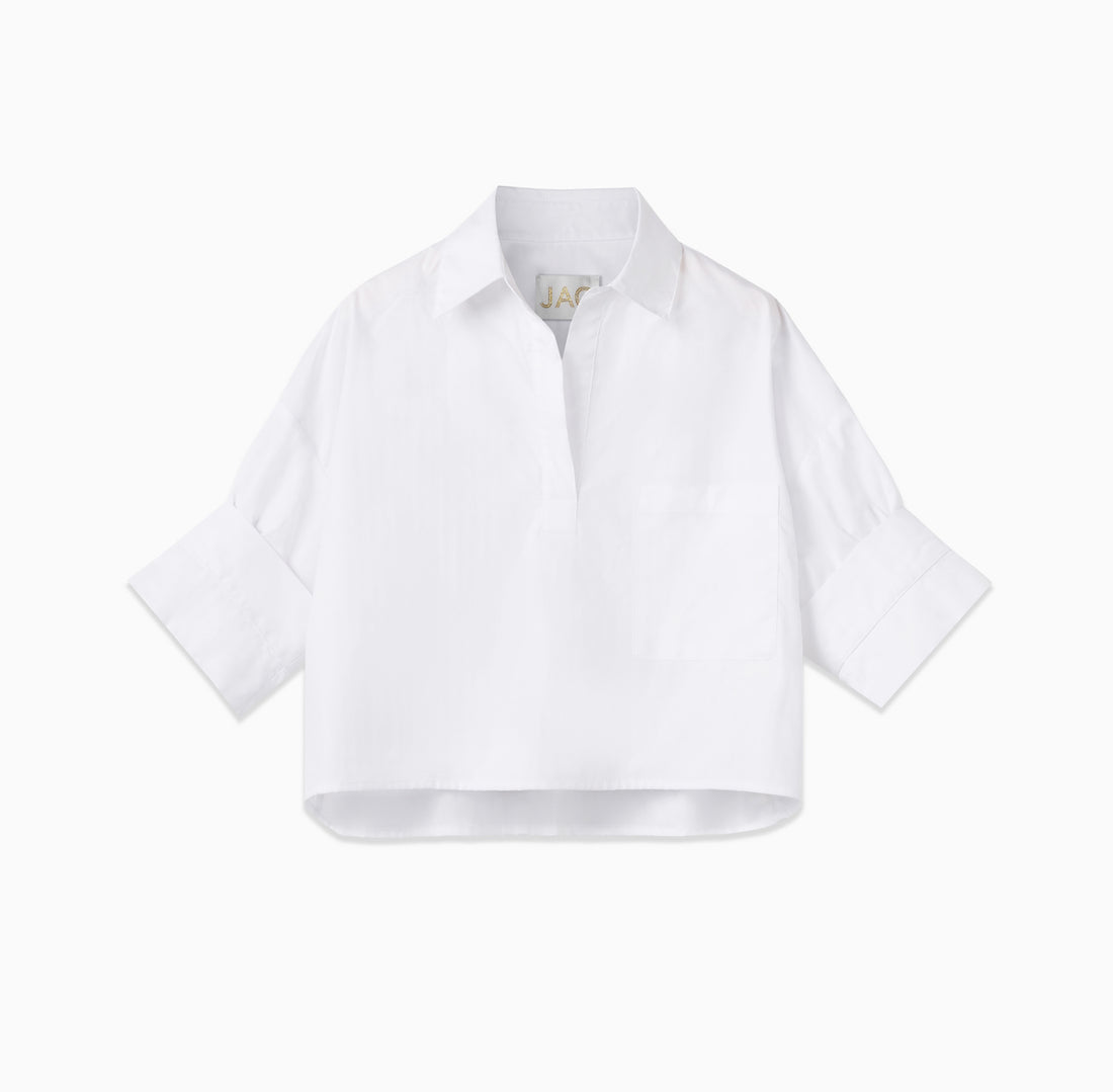 the ROSE top in white