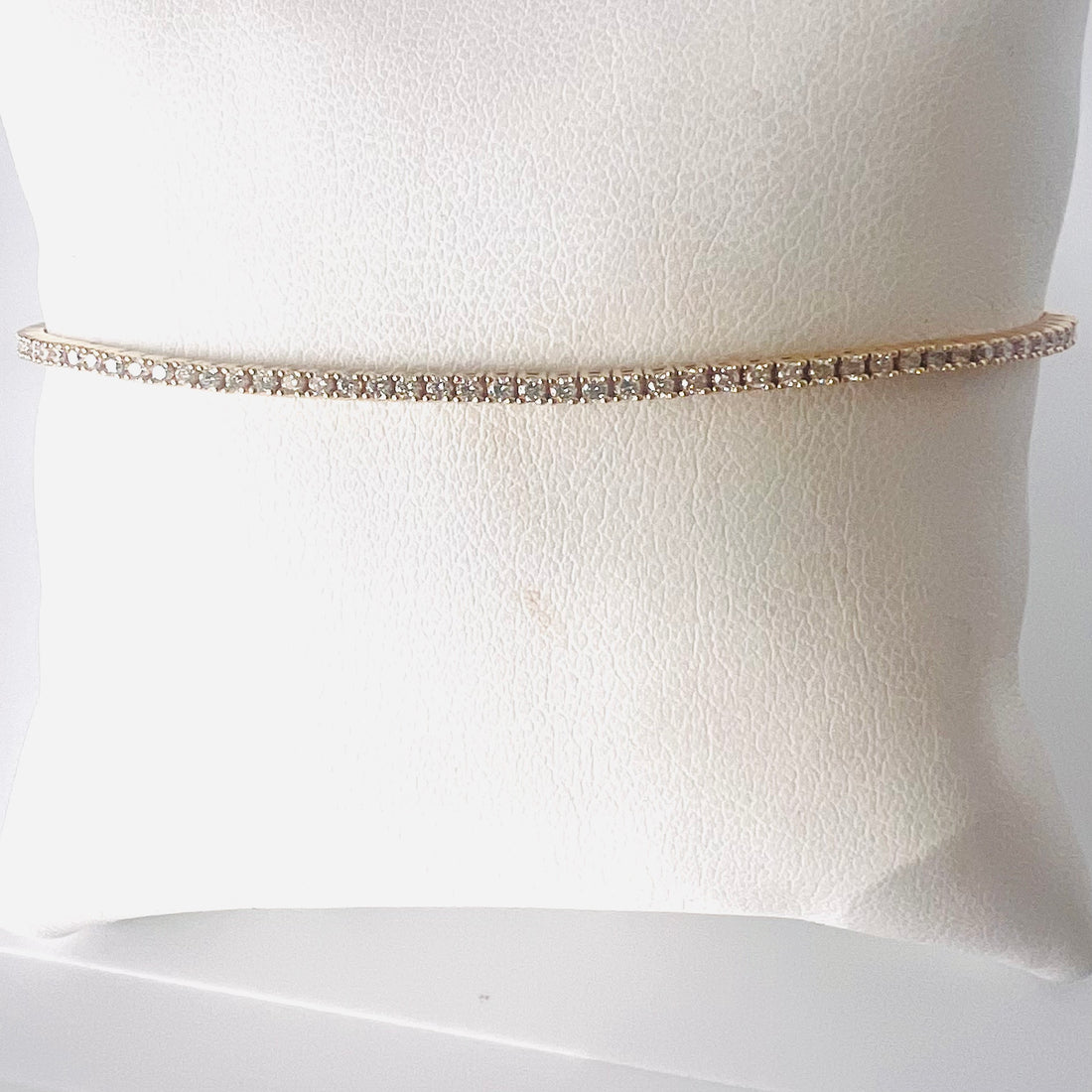 14k diamond tennis bracelet