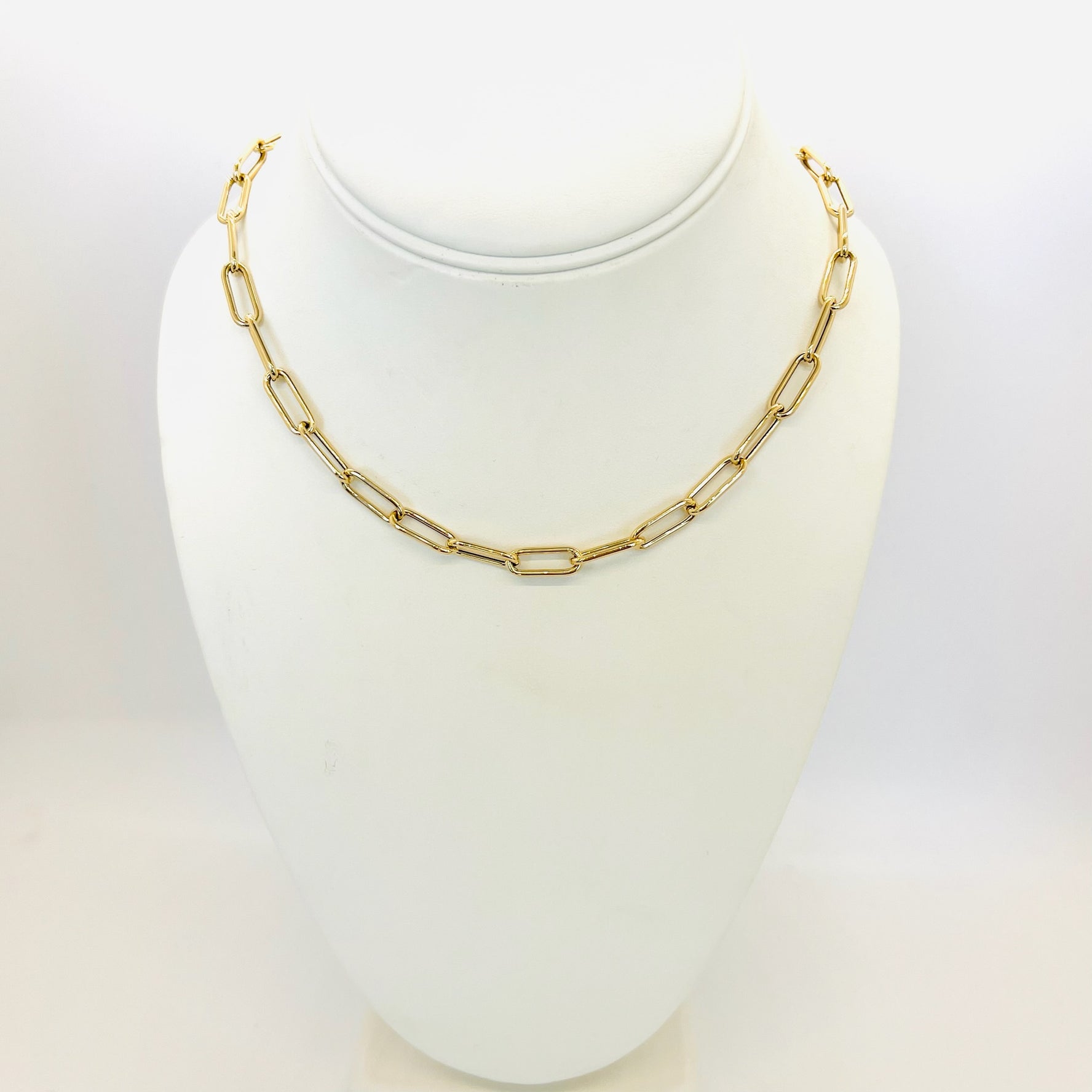 14k small round link chain