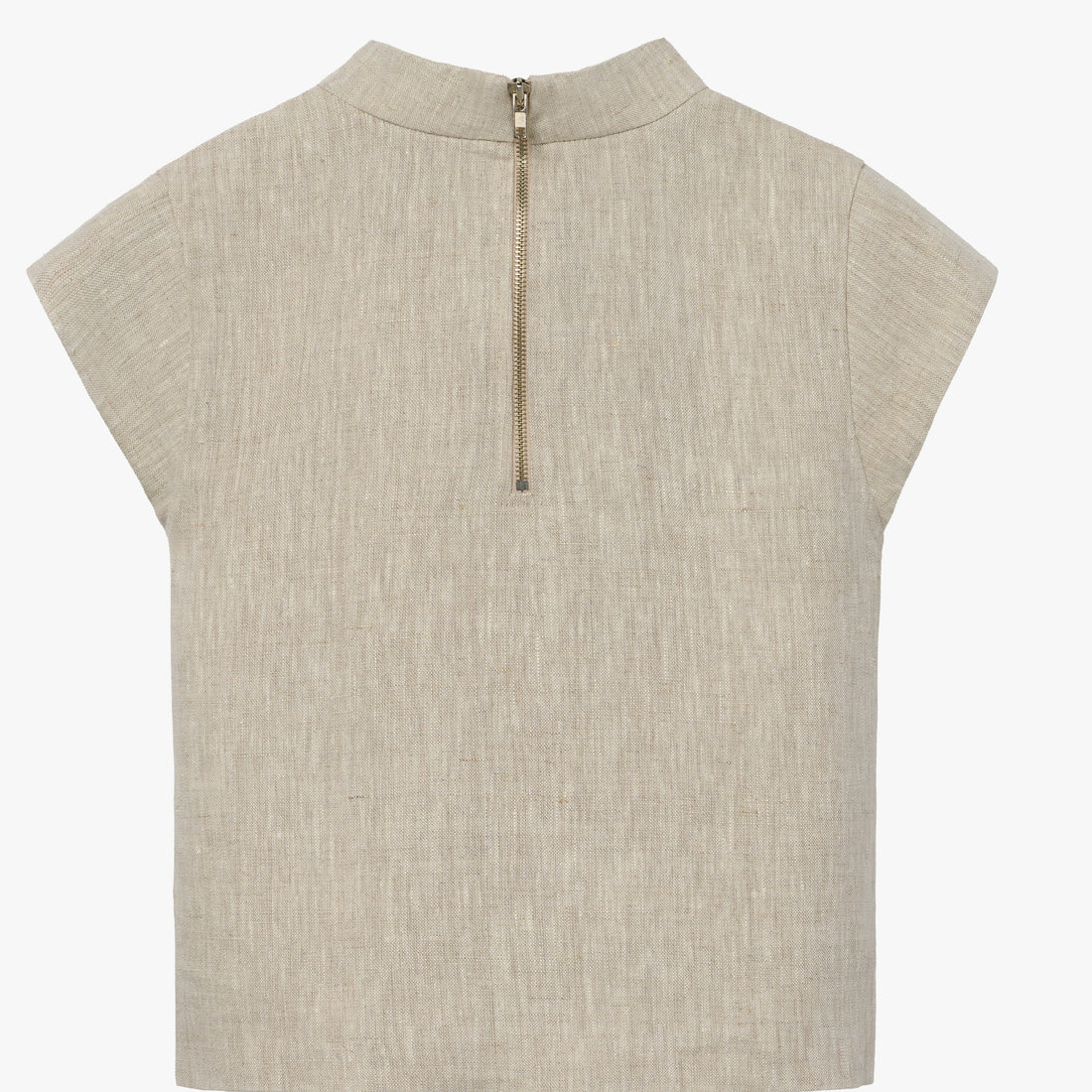the AUDREY in tan linen