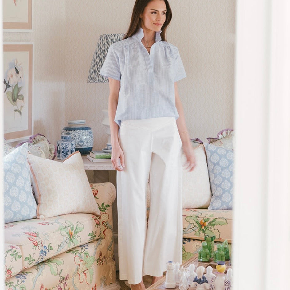 The BRENNA Pant in White