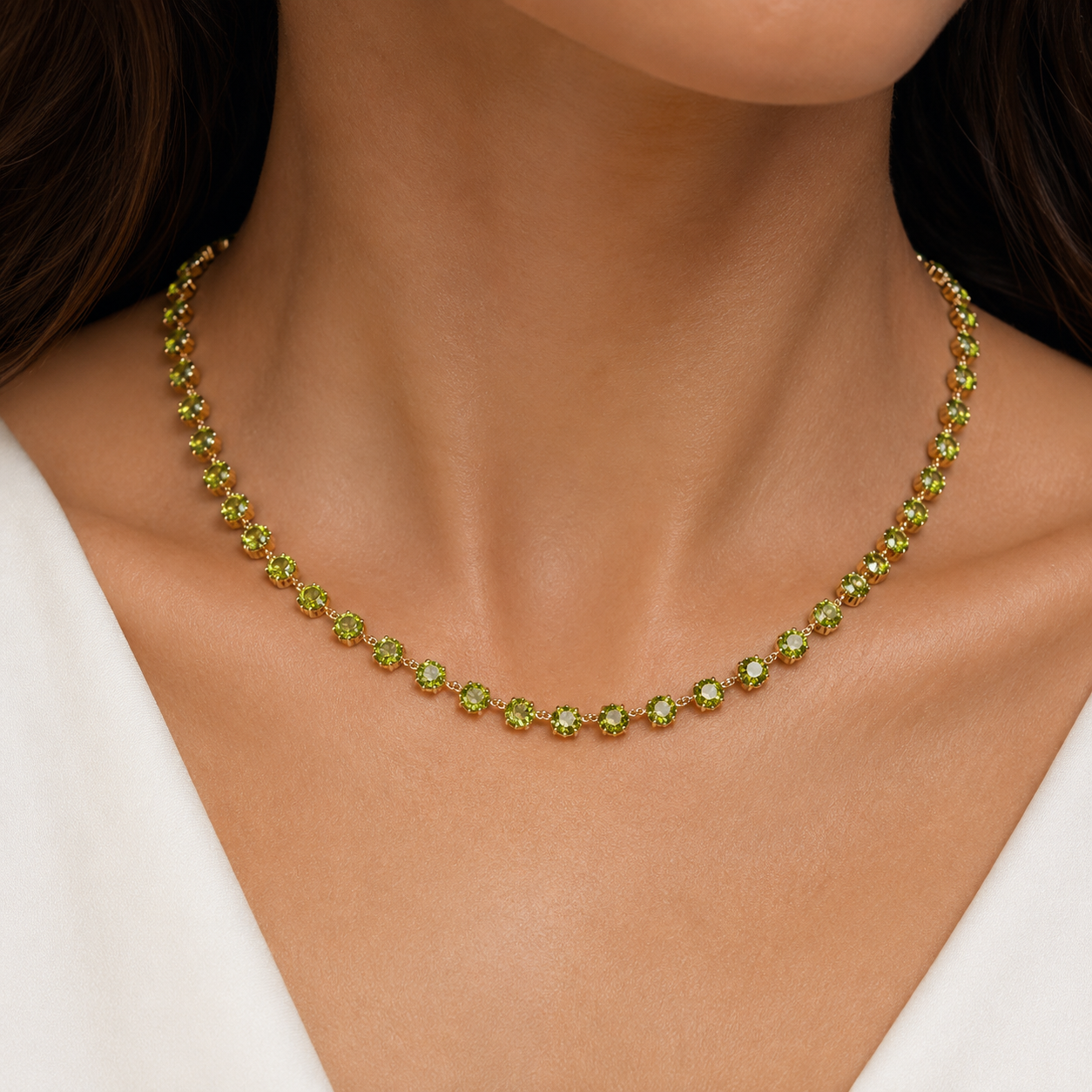 Beautiful Peridot necklace