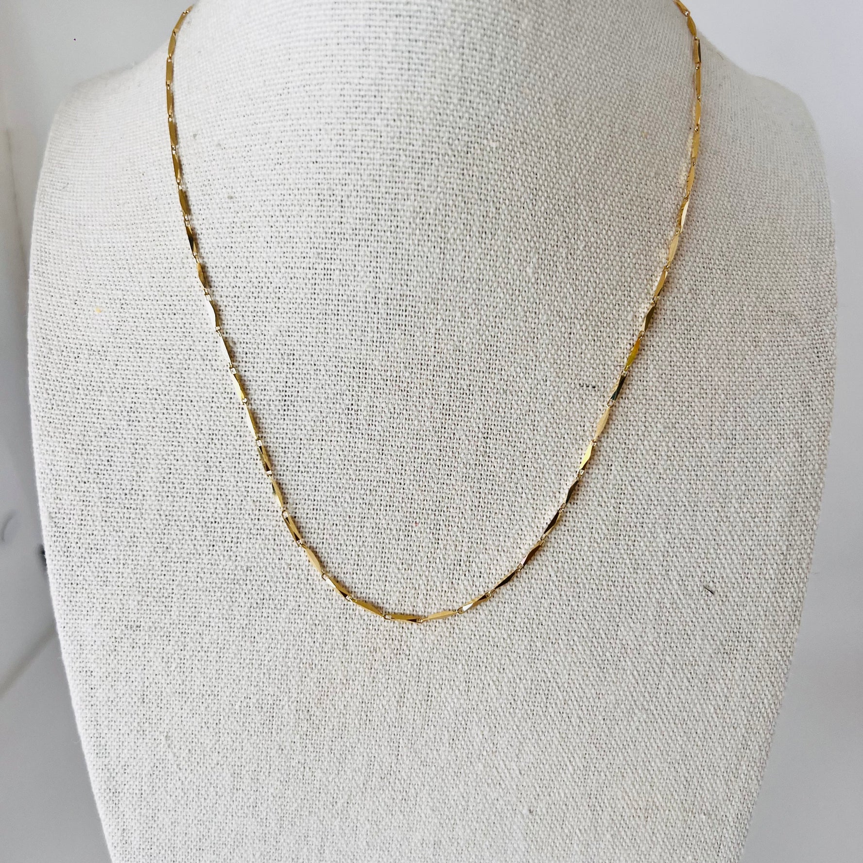 14k scalina chain necklace