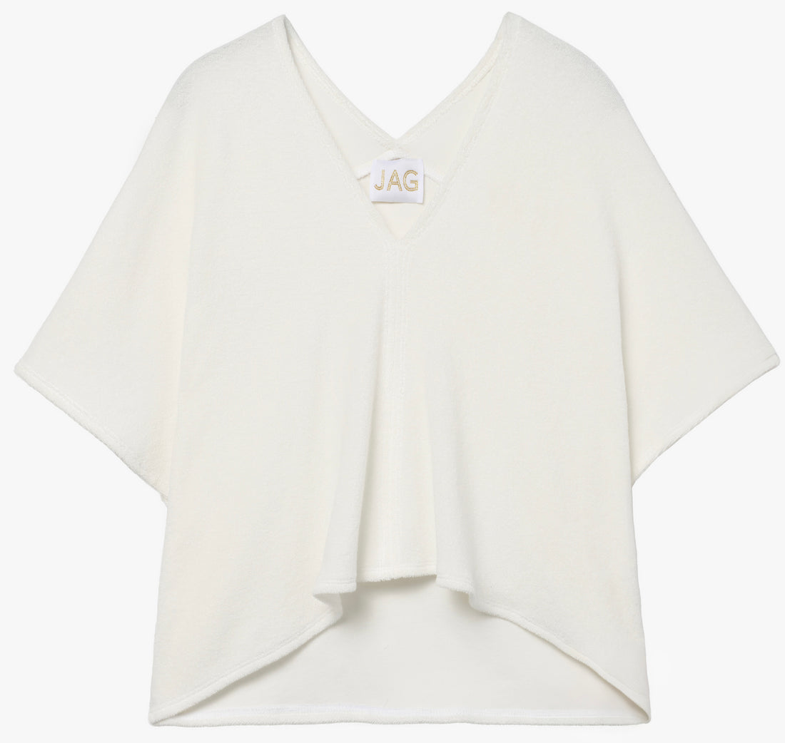 the JEWEL in snow French terry