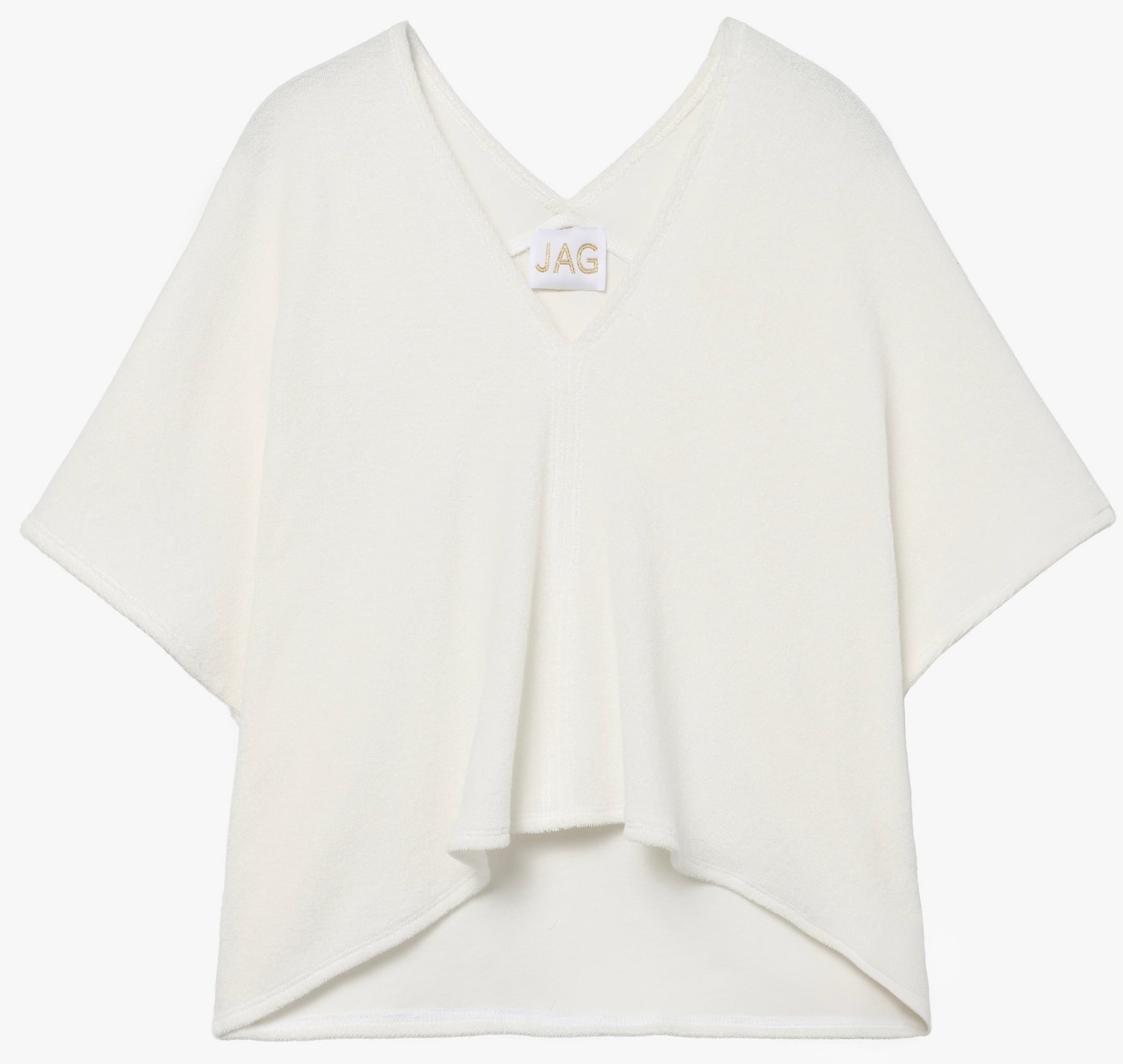 the JEWEL in snow French terry