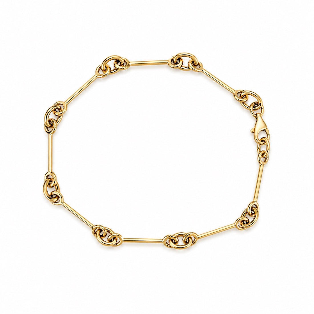 14K Gold Link Bracelet