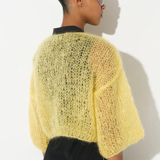 Light Short Sleeve Cardigan