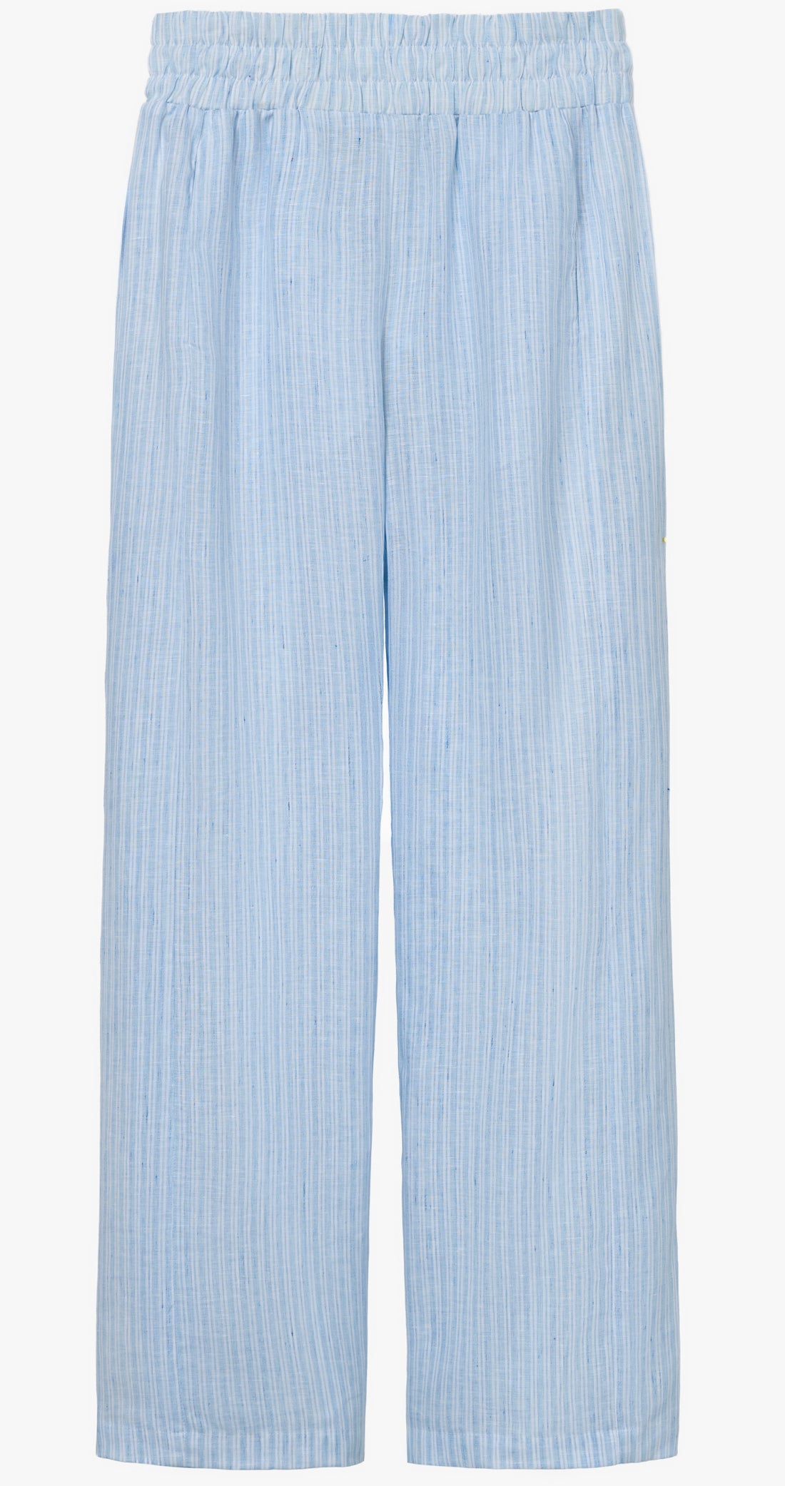 the PATTY in white/blue Italian cotton