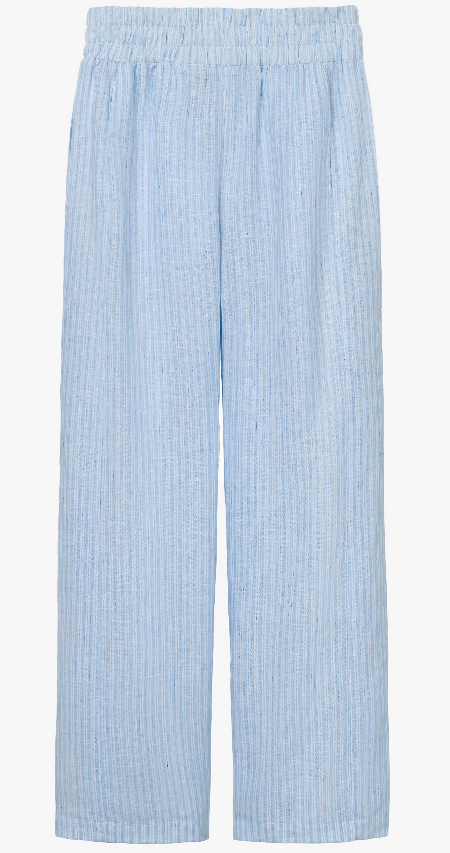 the PATTY in white/blue Italian cotton