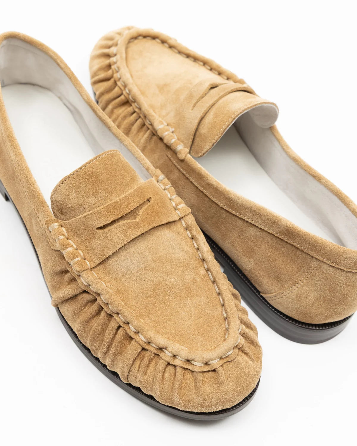 Oncept Dover women's ginger leather penny loafer, alternate view