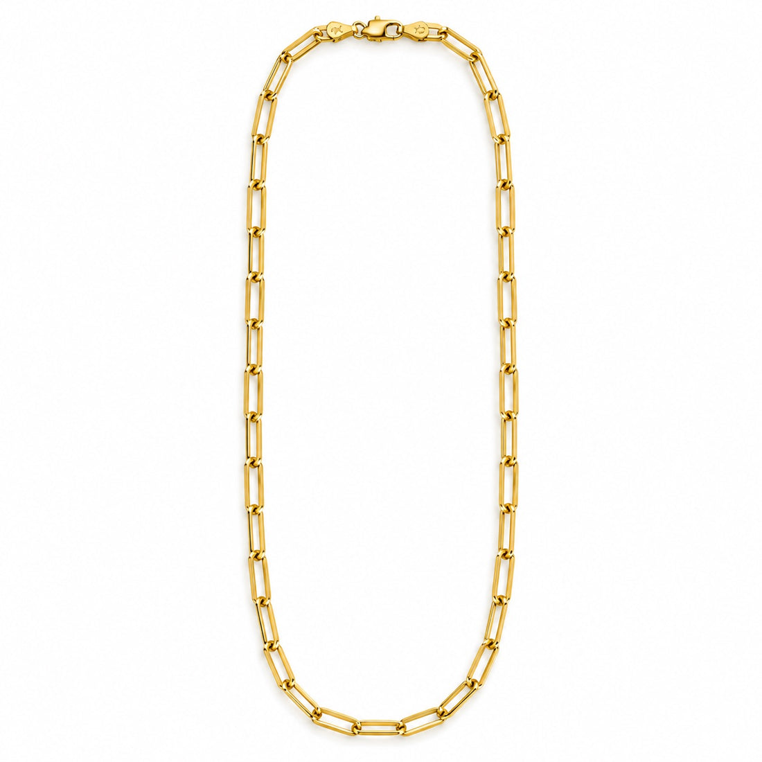 14K Gold Paperclip Chain Necklace by JAG Jewelry and Goods