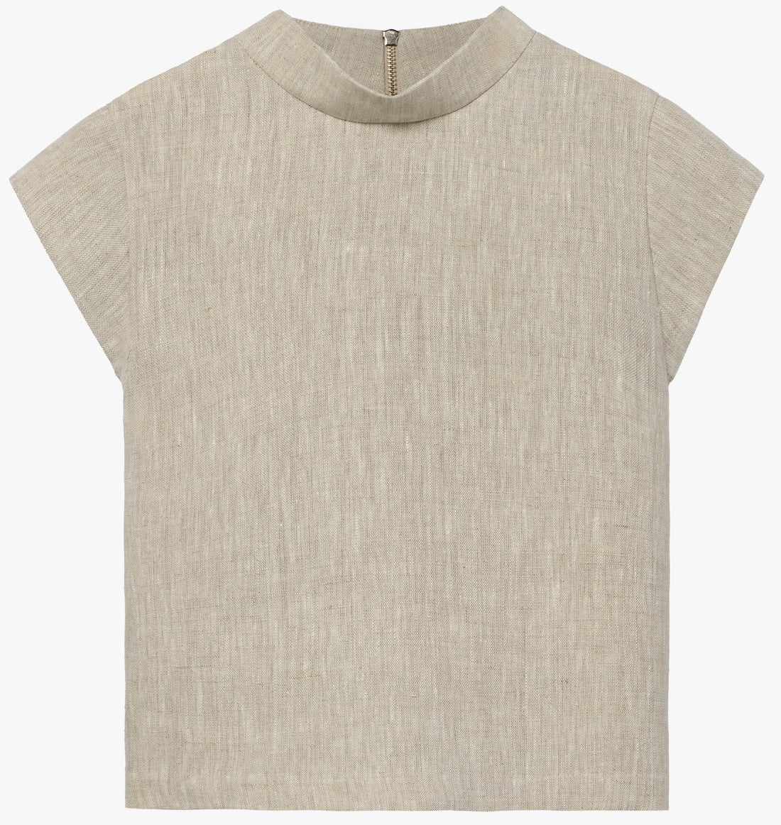 the AUDREY in tan linen