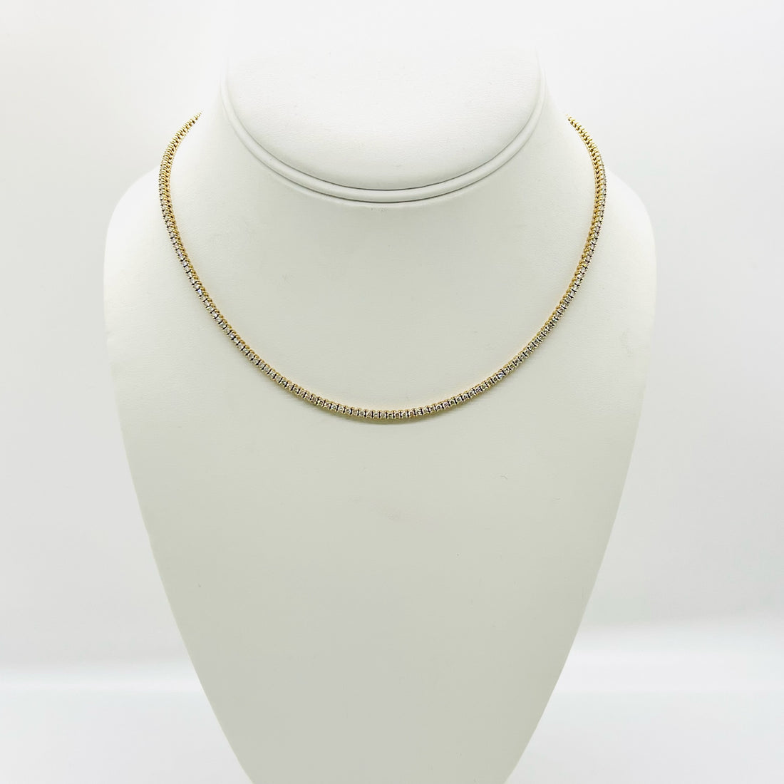 full length tennis necklace