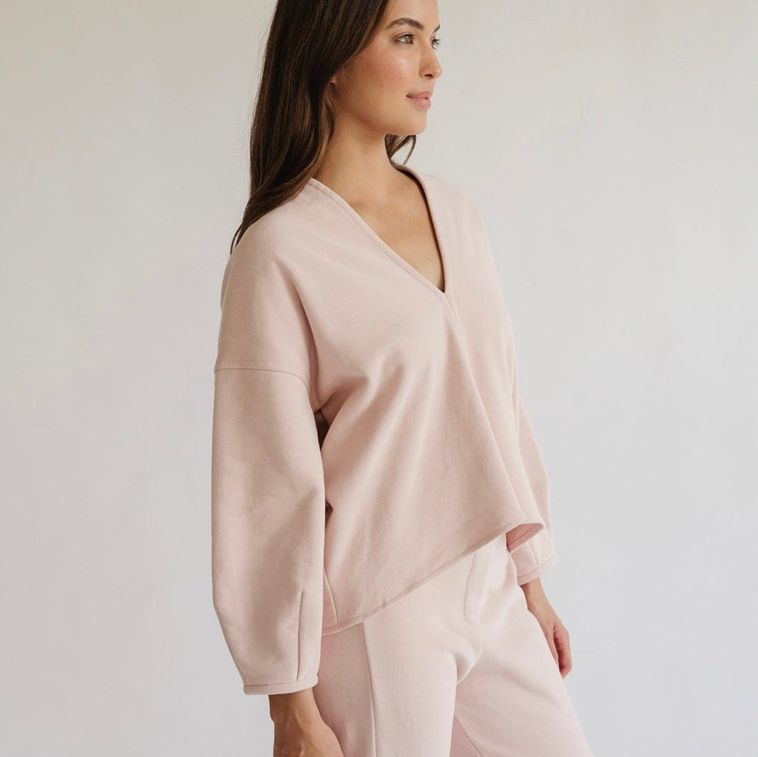 the HAYDEN in pink fleece