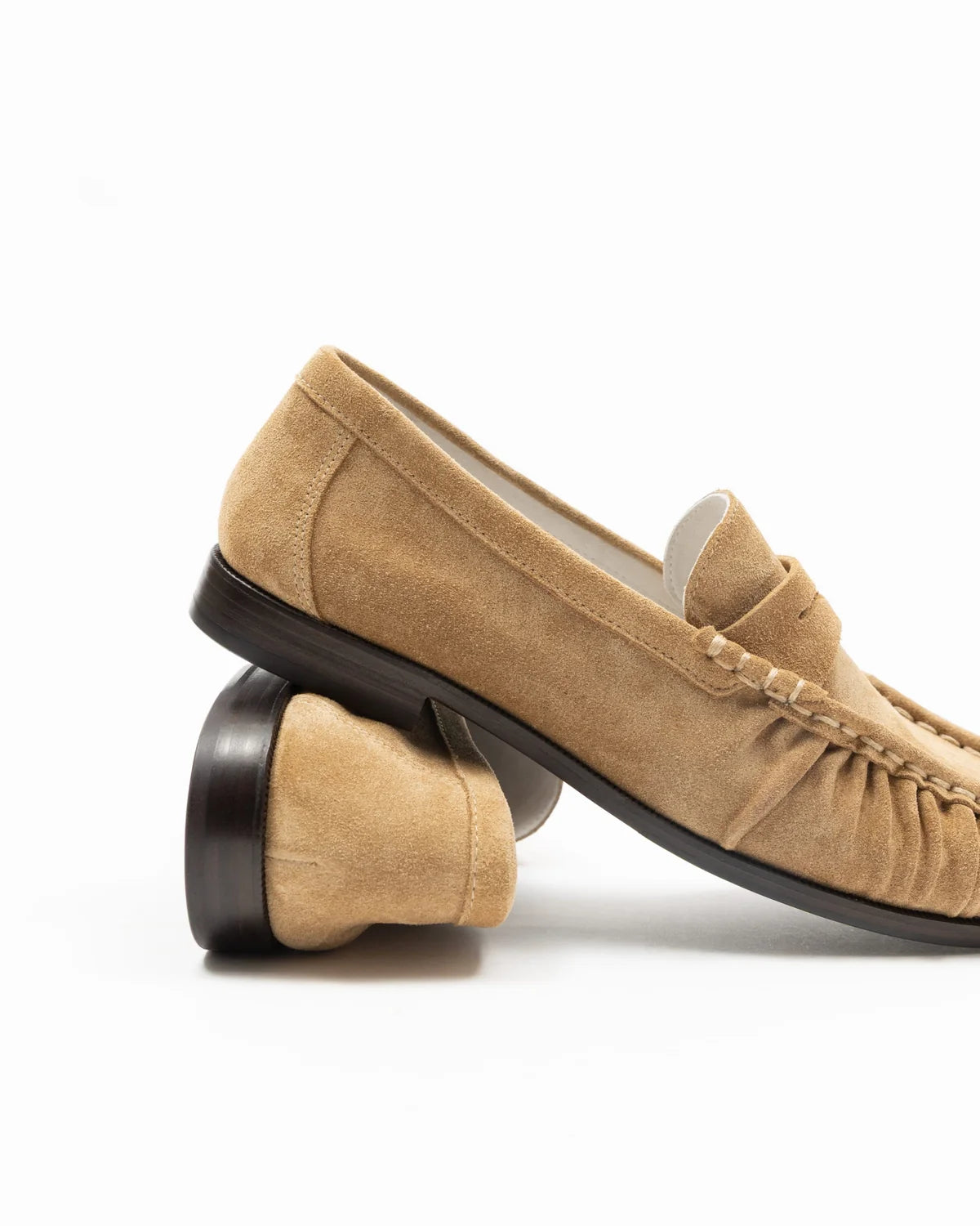 Oncept Dover women's ginger leather penny loafer, additional view