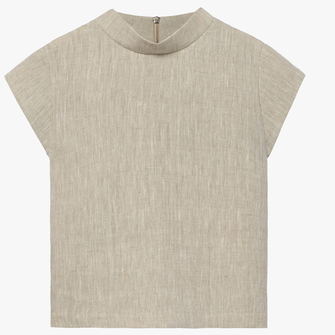 the AUDREY in tan linen