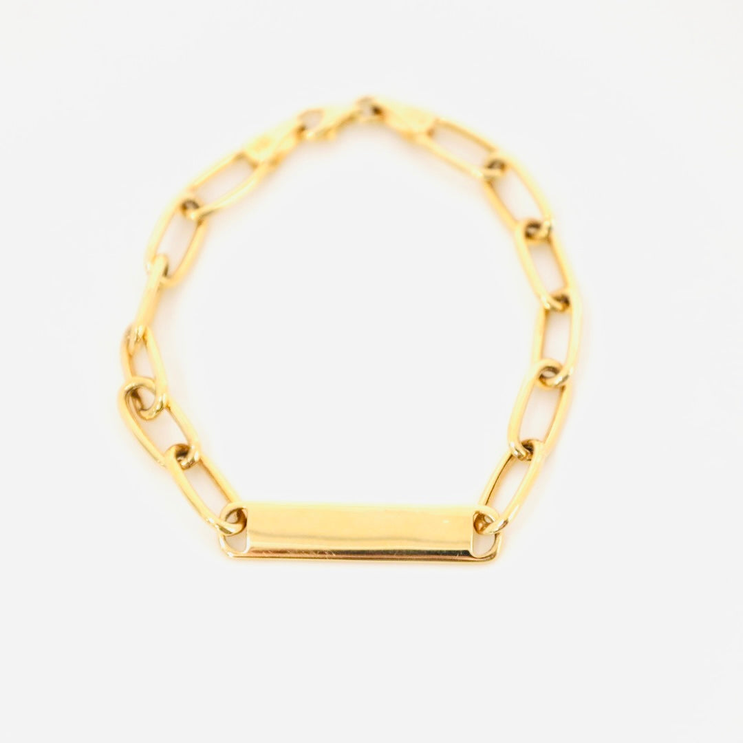14kg oval id bracelet