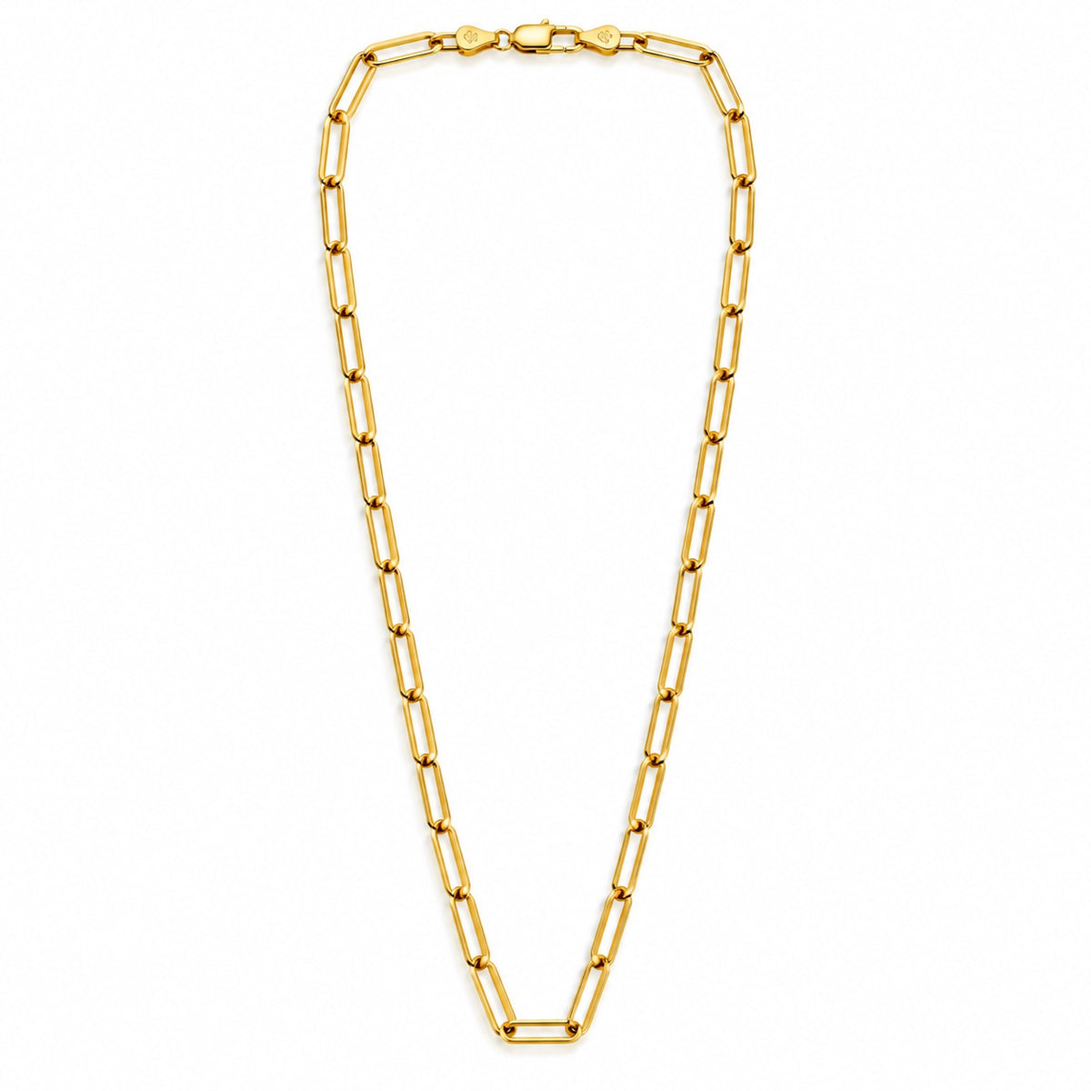 14K Gold Paperclip Chain Necklace by JAG Jewelry and Goods, alternate view