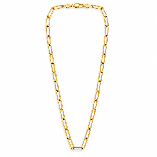 14K Gold Paperclip Chain Necklace by JAG Jewelry and Goods, alternate view