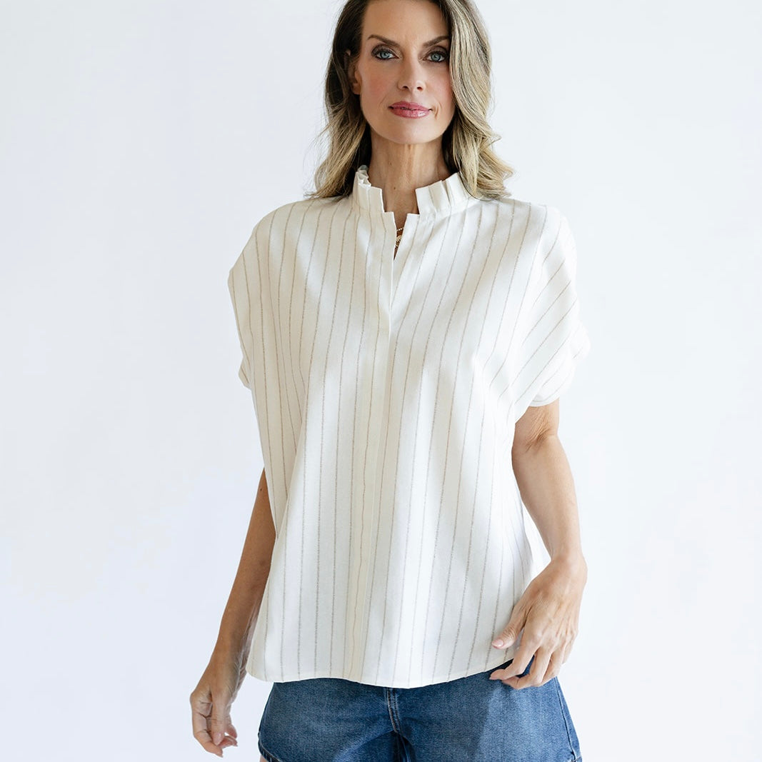 the RENEA in white neutral stripe