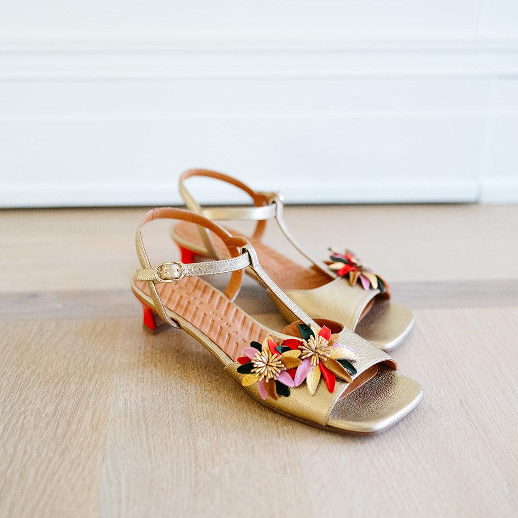 CHI MIHARA Sandal in Champagne
