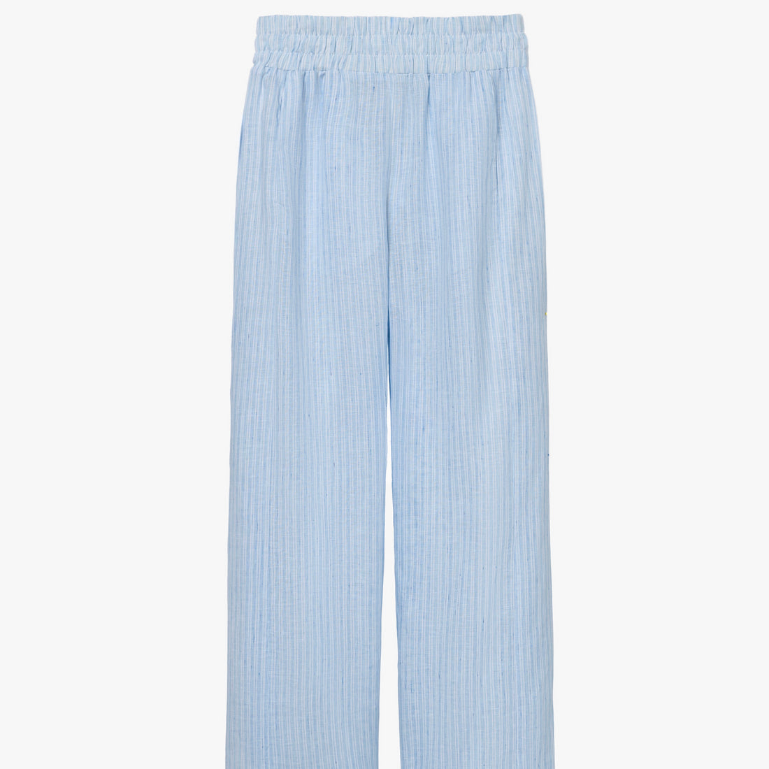 the PATTY in white/blue Italian cotton