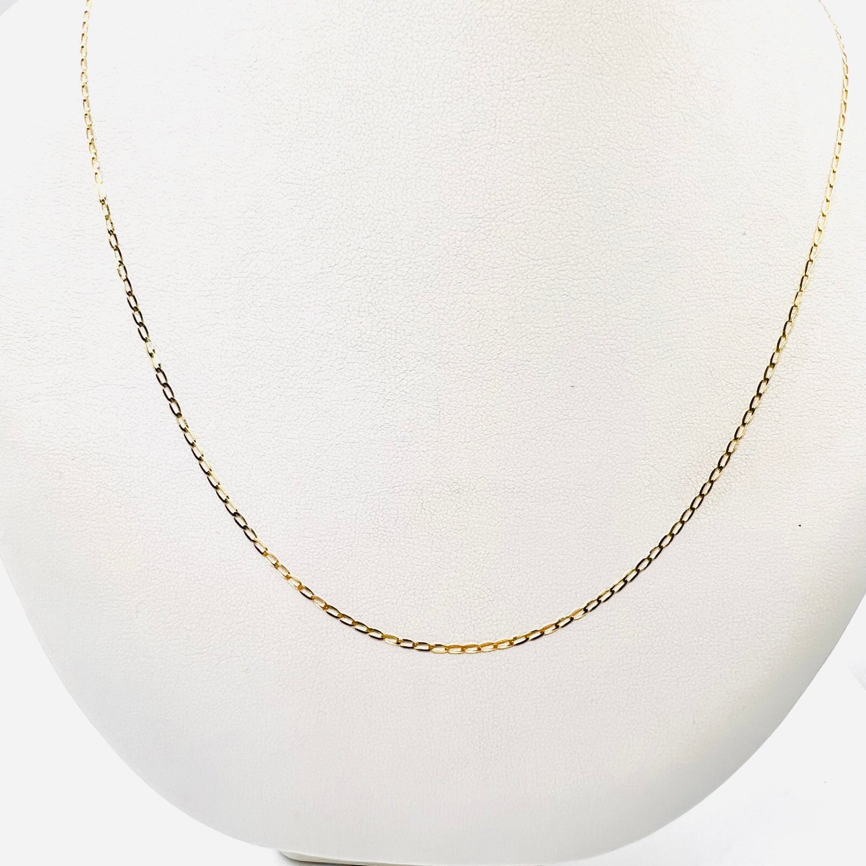 delicate 14k curb chain