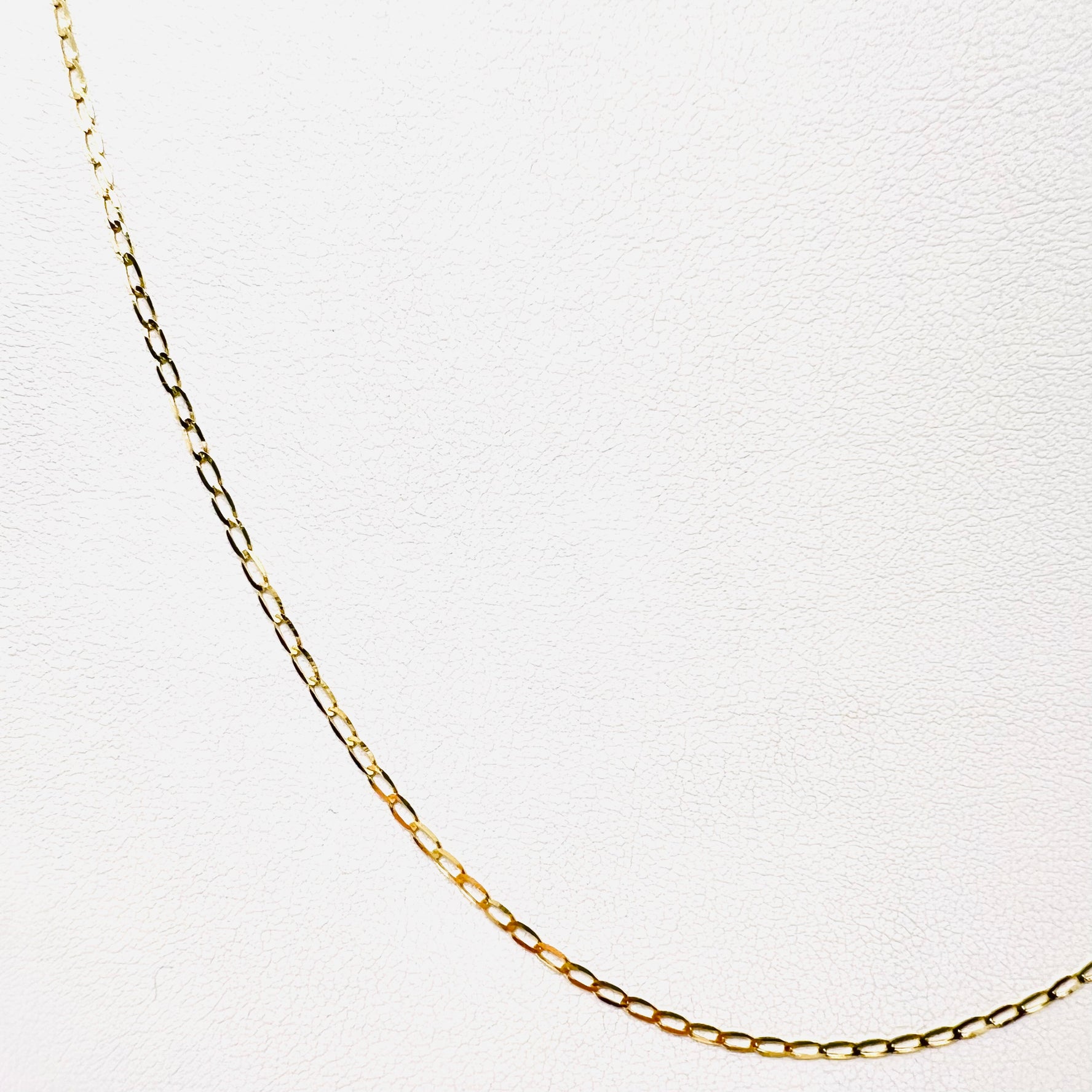 delicate 14k curb chain