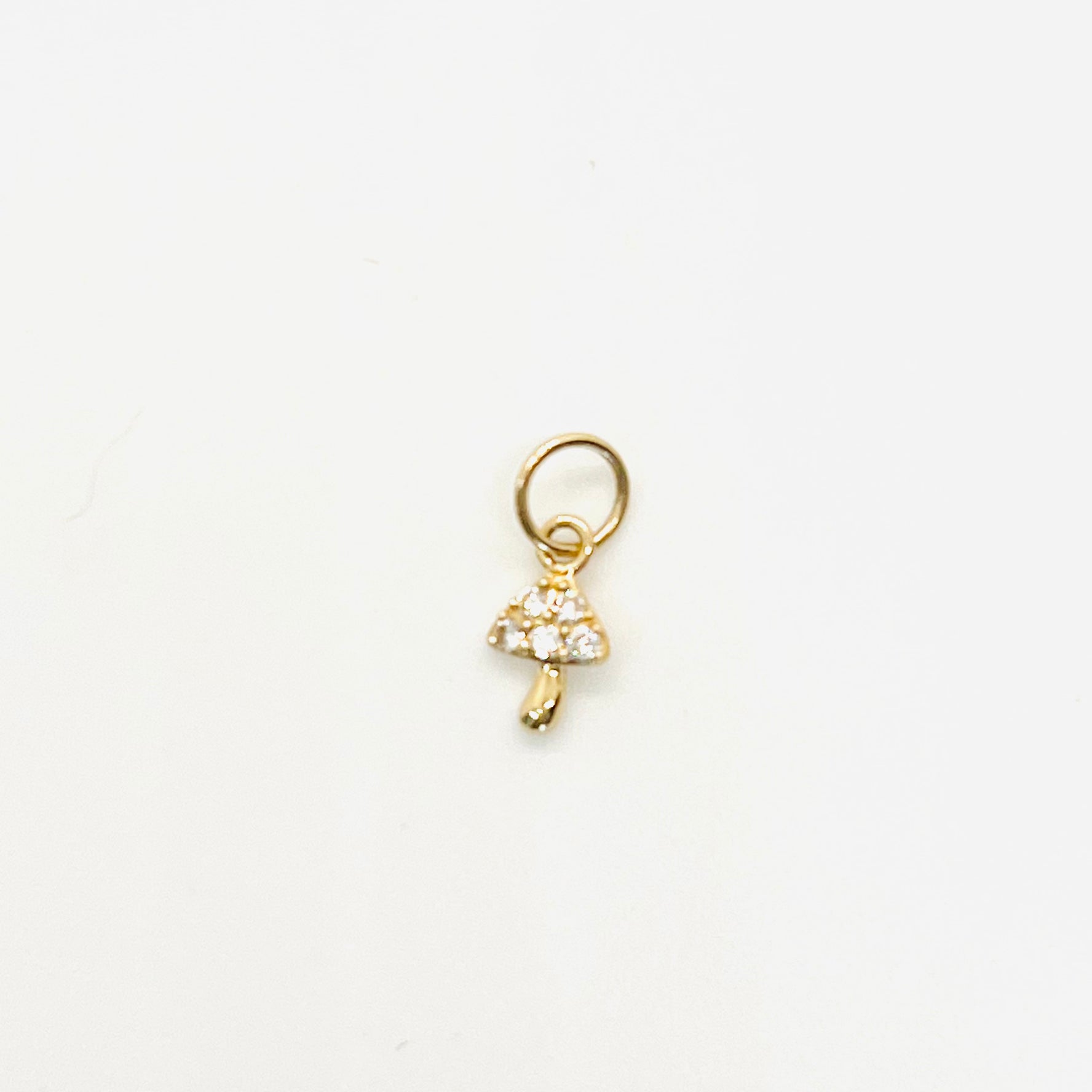 tiny mushroom charm